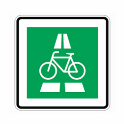 Verkehrsschild Radschnellweg